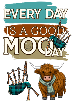 Bügelbild Every day is a good mooday